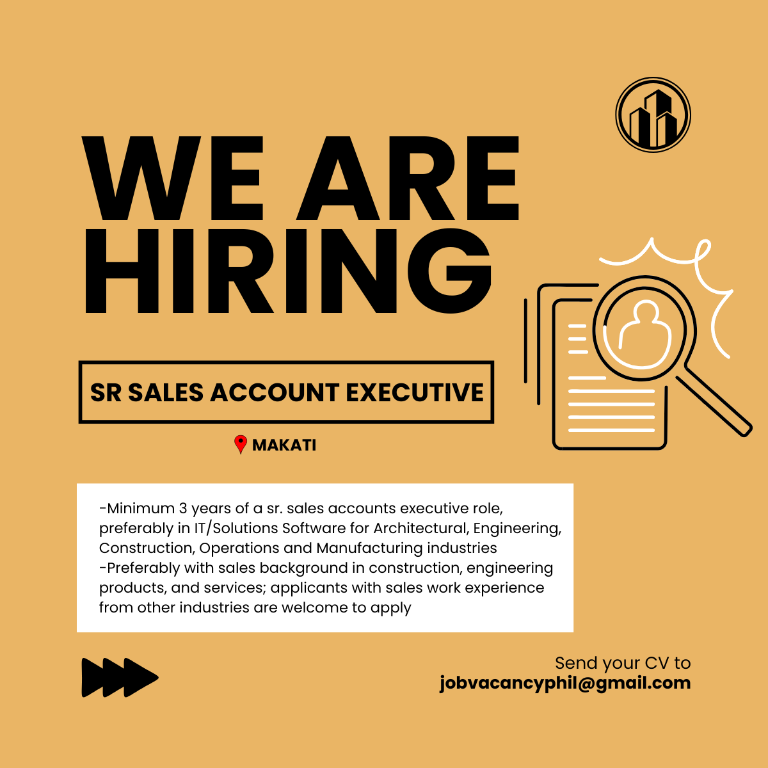 Sr Sales Account Executive in Makati upto 55k in Quiapo - Image 1