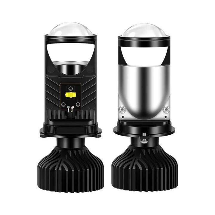 2pcs H4 LED Projector Mini Lens Auto Car LED Headlight Bulb … in Greater Geelong - Image 1
