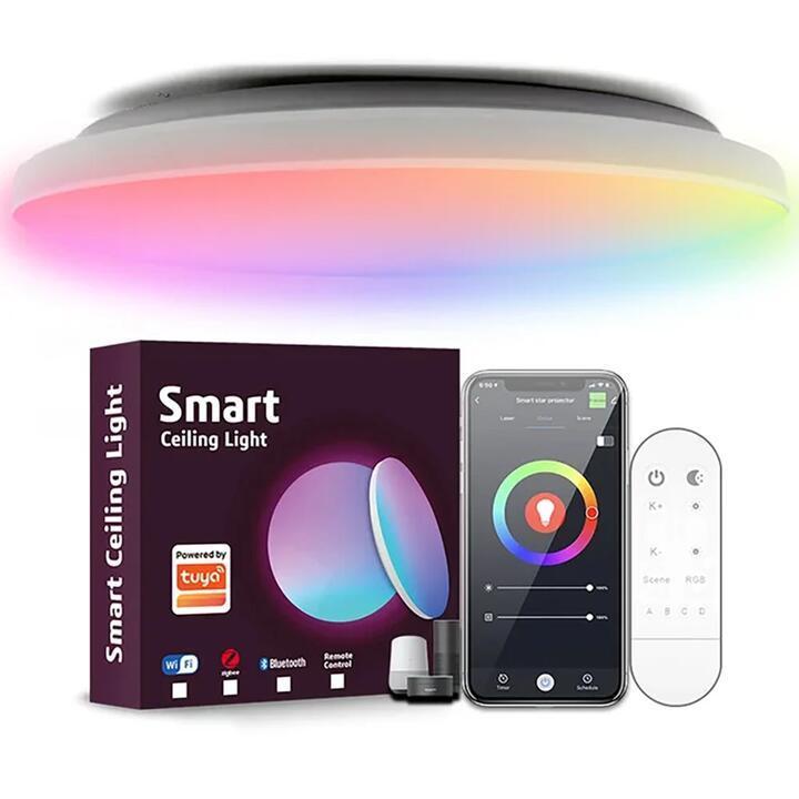LIXINCORDA 24W 30cm Smart RGBCW LED Ceiling Light Works … in Australia - Image 1
