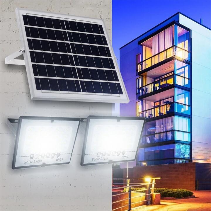 77LED~410LED Solar Floodlight With Remote Controller … in Australia - Image 1
