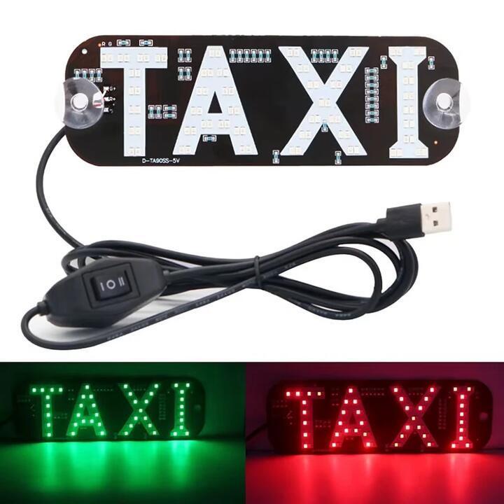 LED Sign for Car, LED Taxi Light Sign 7.49''x2.48''LED … in Mudgeeraba - Image 1