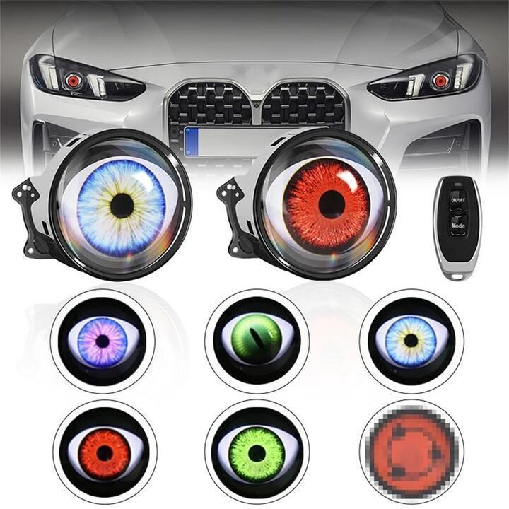 LED Headlight with Dual Dynamic Devil Eye Design Multiple … in Highgate Hill - Image 1