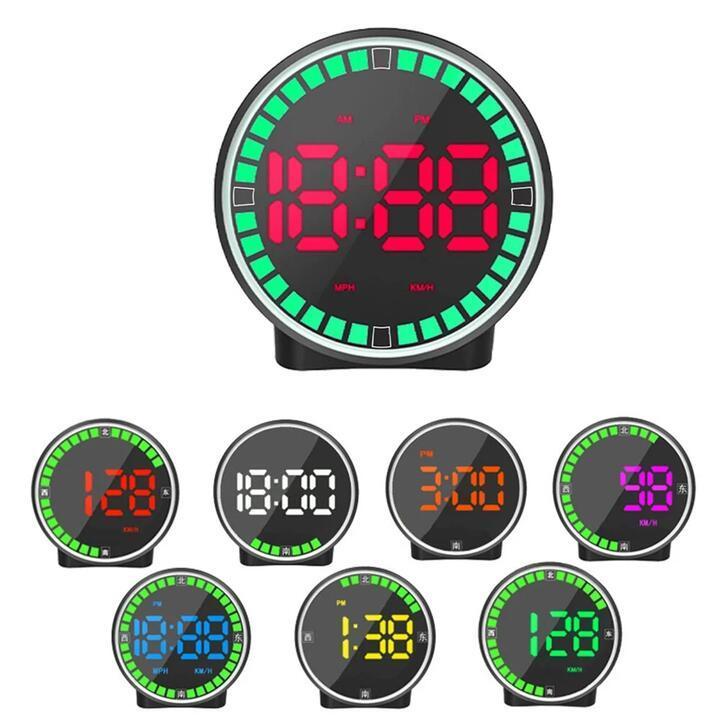 Car Speedometer Head-Up Display 7 Color Lights GPS … in Klemzig - Image 1