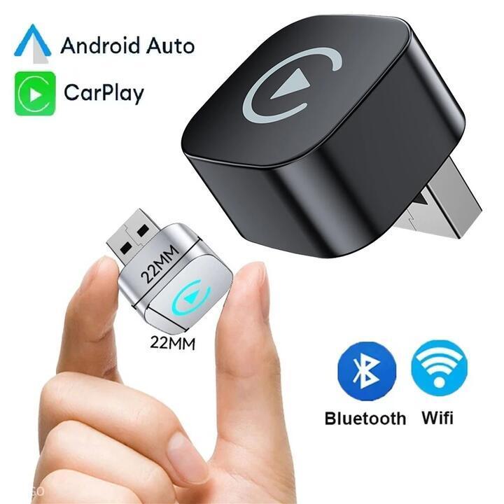 LAESD Mini Wireless CarPlay Android Auto Box USB Dongle … in Newtown - Image 1