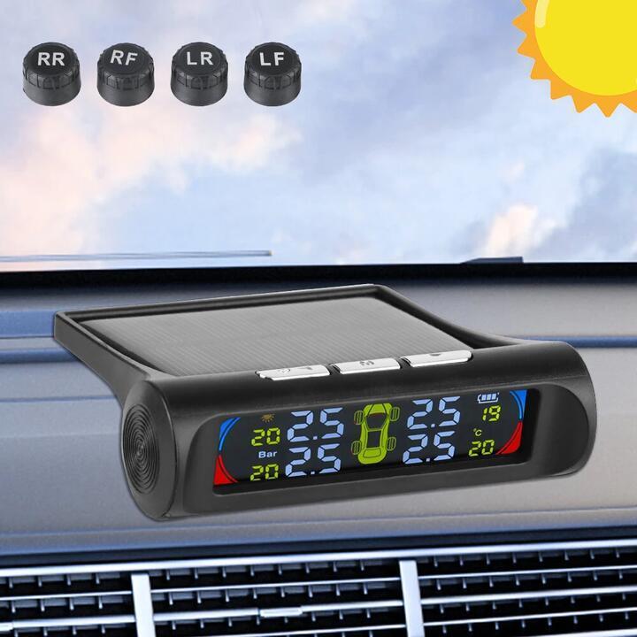 Solar USB Power TPMS Car Tire Pressure Monitoring System … in Mudgeeraba - Image 1