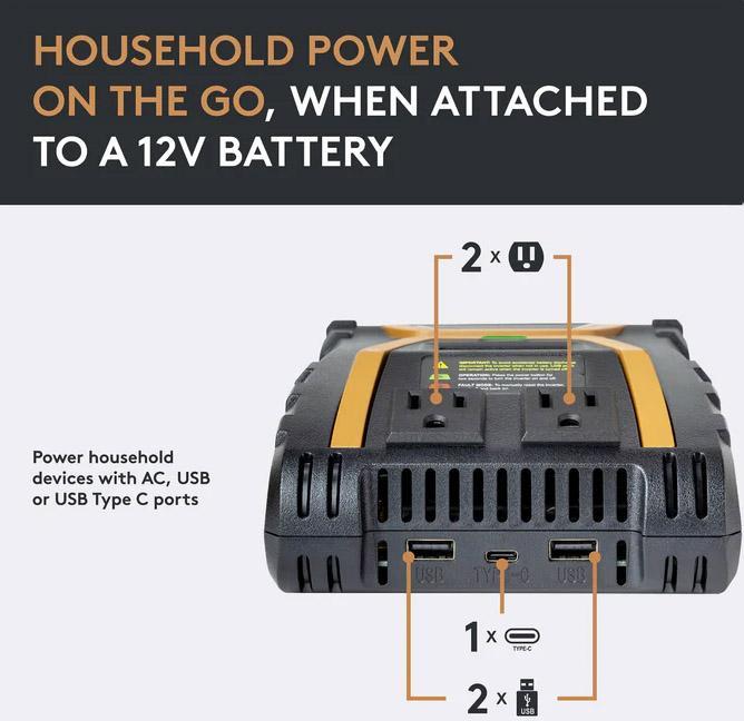 Duracell 1000 Watt Power Inverter in Canada - Image 5
