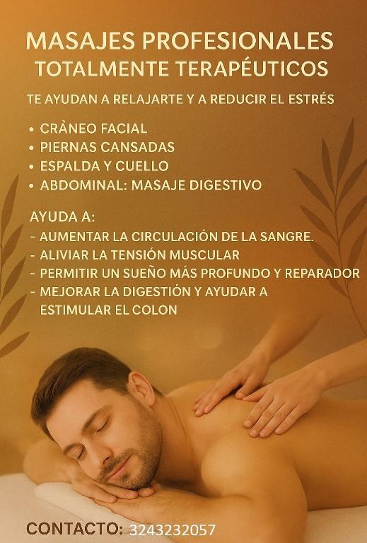 MASAJES PROFESIONALES ANTIESTRES TERAPEUTICOS--LAURELES en Envigado - Imagen 1