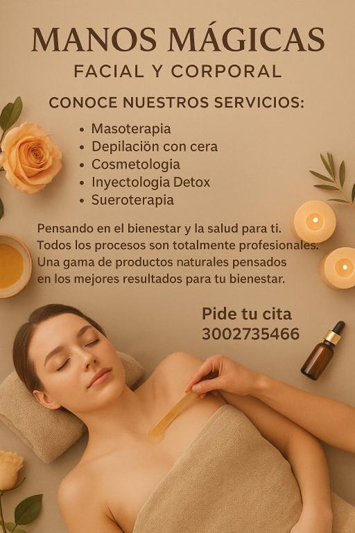 TERAPIAS RELAJANTES, COSMETOLOGIA, DEPILACION CON CERA.... en Envigado - Imagen 1