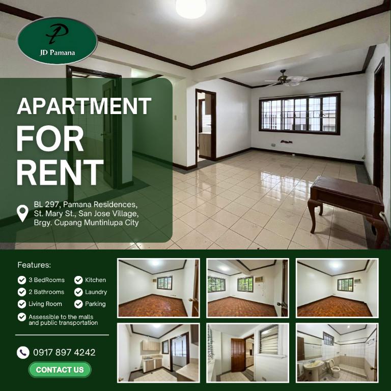 APARTMENT FOR RENT IN ALABANG, MUNTINLUPA in Philippines - Image 1