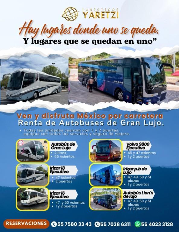 Renta de Autobuses Minibuses y Camionetas de Turismo en Coyoacán - Imagen 1