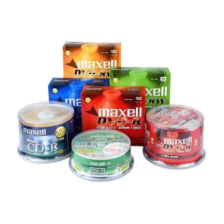 Original Maxell Master Quality CD-R, CD-RW, DVD-R, DVD-RW in Rawalpindi - Image 1