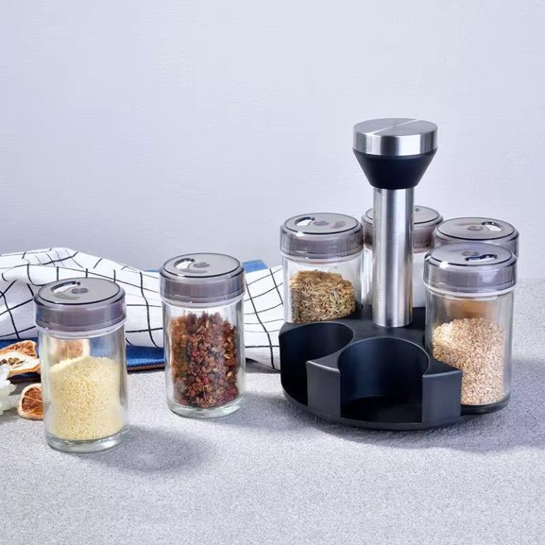 Ensemble de Pots à Épices Rotatif SPICE RACK SET en Côte d’Ivoire - Photo 3