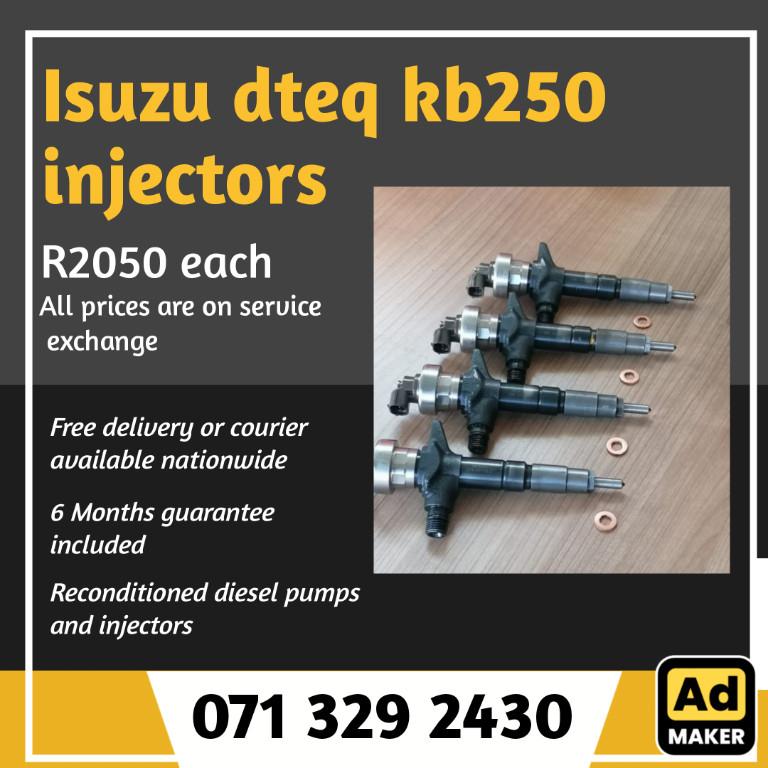 ISUZU DTEQ KB250 INJECTORS in South Africa - Image 1