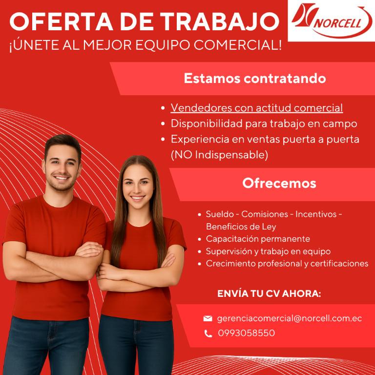 ¡BUSCAMOS TALENTO EN VENTAS! en Atuntaqui - Imagen 1