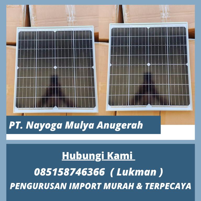 Forwarder Import Portable Solar Panel in Indonesia - Image 1