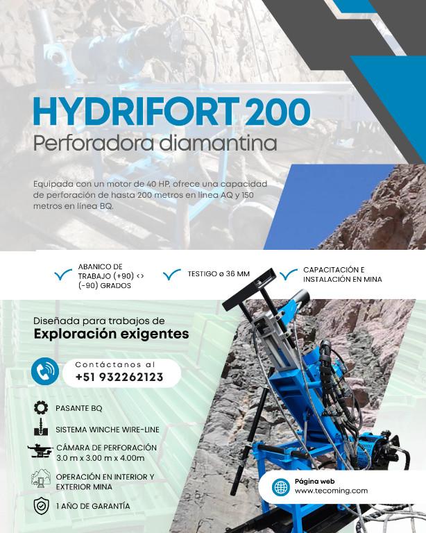 HYDRIFORT 200 | PERFORADORA DIAMANTINA DE ALTO RENDIMIENTO en Perú - Imagen 1