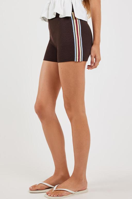 Liido Romy Knit Shorts Walnut in Manukau - Image 1