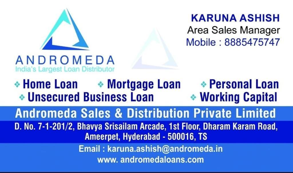 ANDROMEDA LOANS AND DISTRIBUTION PVT LTD in Kamalapuri Colony - Image 1