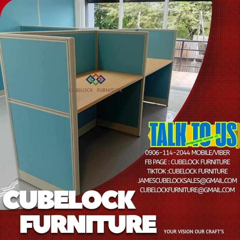 Fabric with Glass Custom Color With Working Tables in Pasig - Image 3