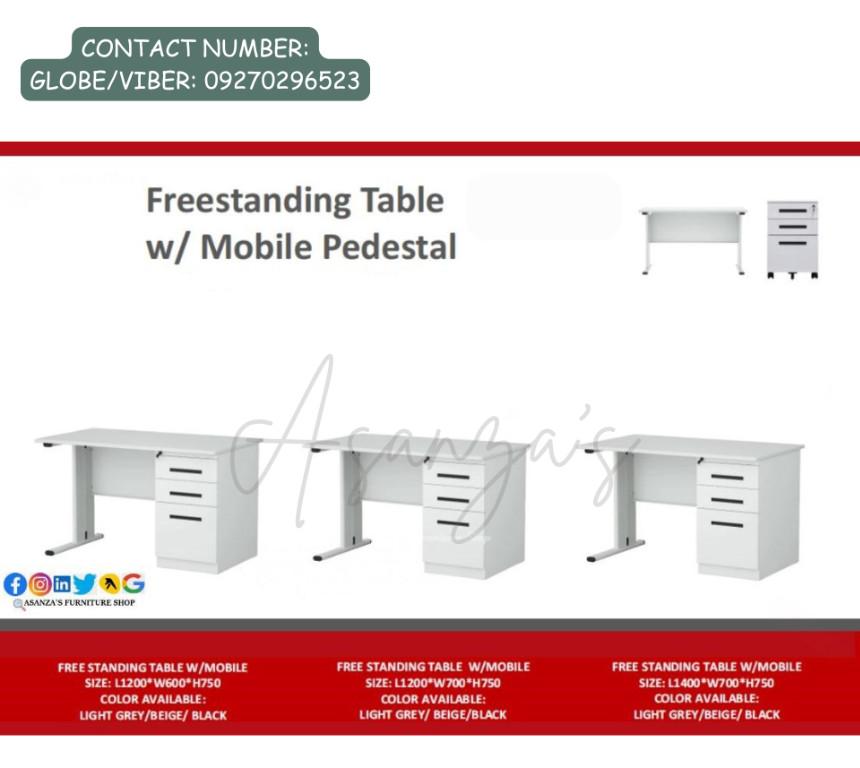 OFFICE TABLE | FREESTANDING OFFICE TABLE | OFFICE TABLEFURNITURE in Bignay - Image 4