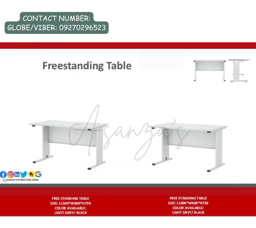 OFFICE TABLE | FREESTANDING OFFICE TABLE | OFFICE TABLEFURNITURE in Bignay - Image 5