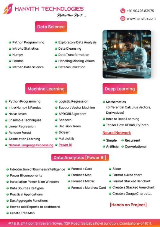 SoftwareTraining|Artificial Intelligence and data science course in Coimbatore - Image 2