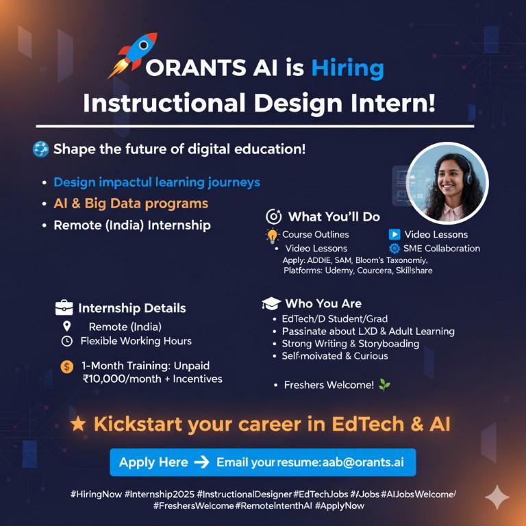Instructional Design Intern! in India - Image 1