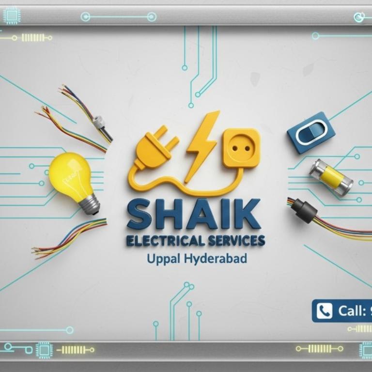 SHAIK ELECTRICAL SERVICES - UPPAL HYDERABAD https //share.google in Kompally - Image 1