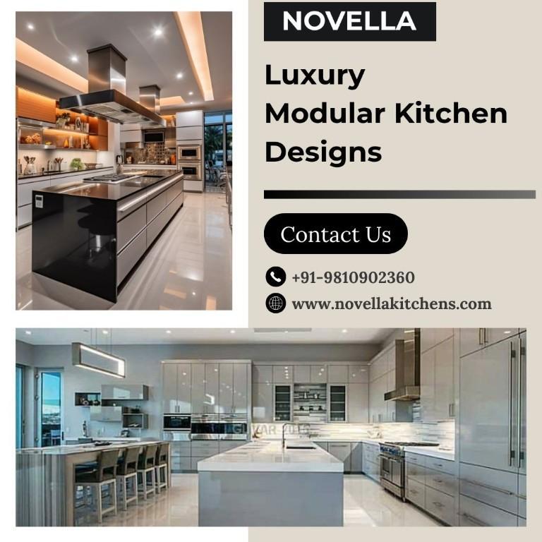 Luxury Modular Kitchen Design with Cost Calculator in India - Image 1