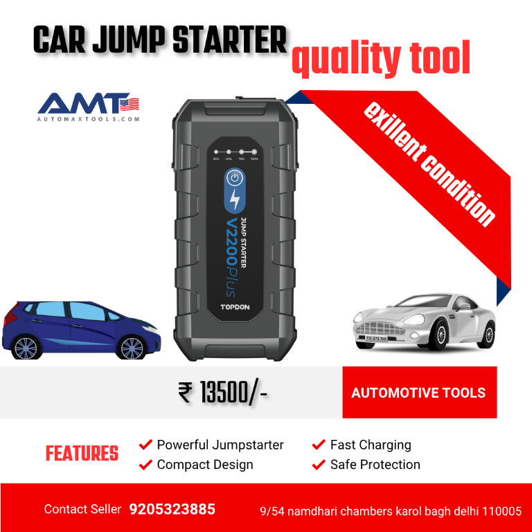 AutoMax Tools India Presents the Smartest Jump Starter in India - Image 1