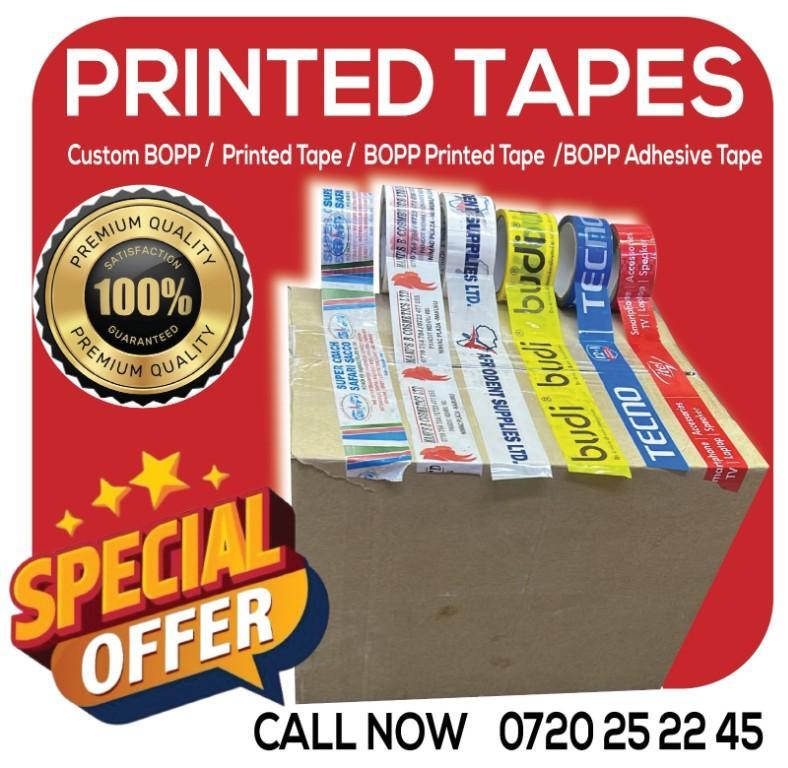 Custom Printed Tapes | Packaging, Gaffer, Masking in Kenya - Image 1