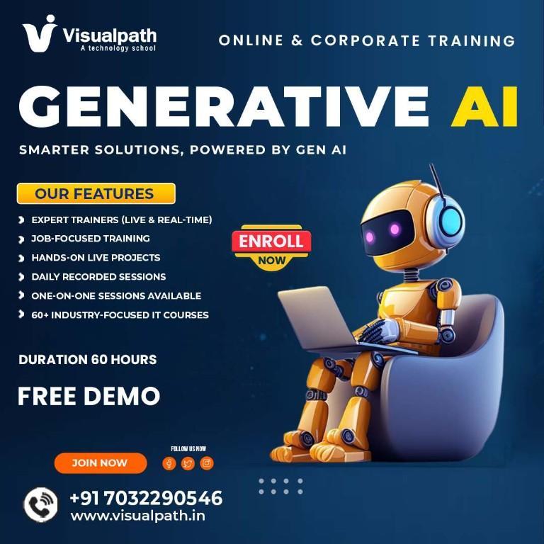 Generative AI Training in Ameerpet | GenAI Training in Alwal - Image 1
