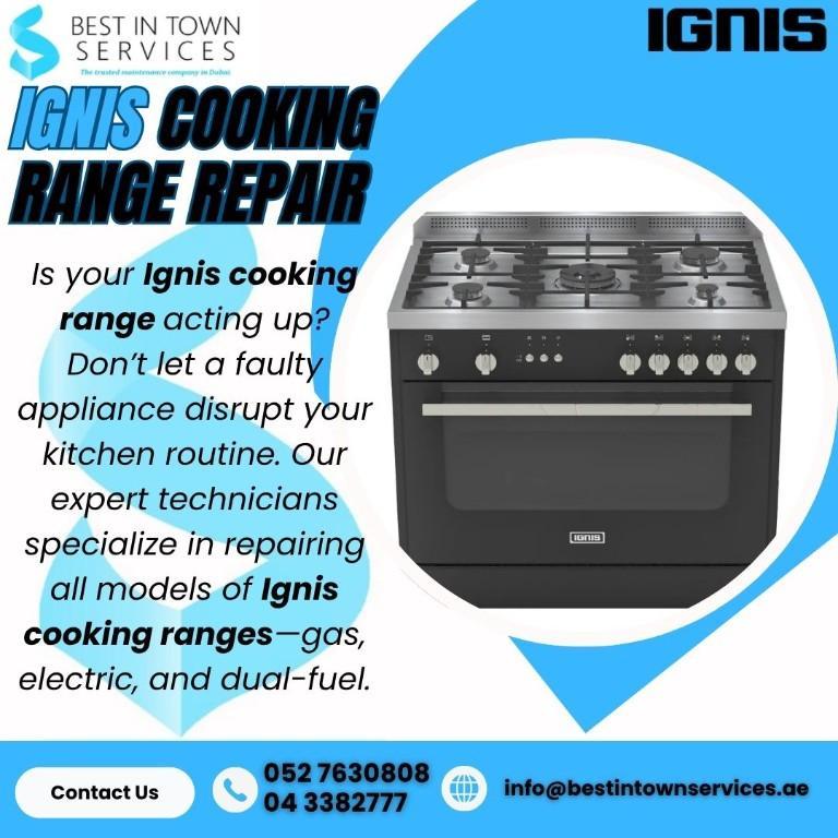Expert Cooking Range Repairs for Ignis Brands & Models! in United Arab Emirates - Image 1