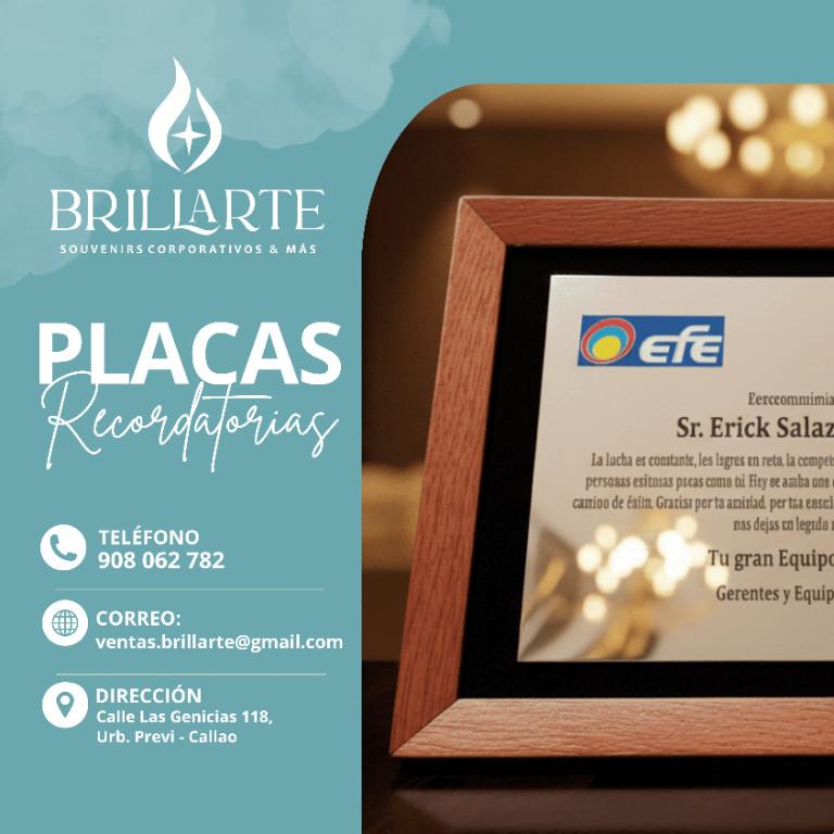 PLACAS RECORDATORIAS - PLACAS ESPECIALES en Perú - Imagen 1