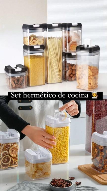 New Línea Hogar *Recipientes Herméticos por 7 piezas Por Pe en Panamá - Imagen 3