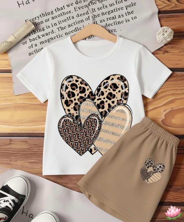 *CONJUNTO MINIE PARA NIÑAS* Shorts en Tela burda en Panamá - Imagen 1