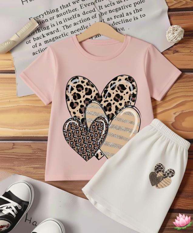 *CONJUNTO MINIE PARA NIÑAS* Shorts en Tela burda en Panamá - Imagen 4