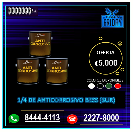 1/4 PINTURA ANTICORROSIVA (BESS) SUR en San Pablo - Imagen 1