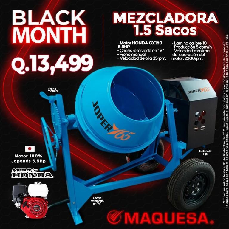 MEZCLADORA 1.5 SACOS en Zacapa - Imagen 1