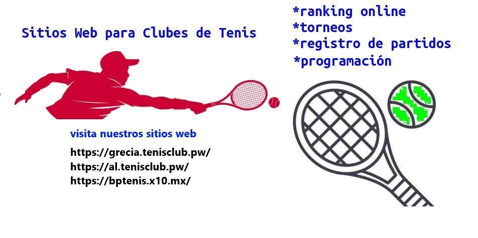 Sitios Web para Clubes de Tenis-Ranking OnLine en Quinta Normal - Imagen 1