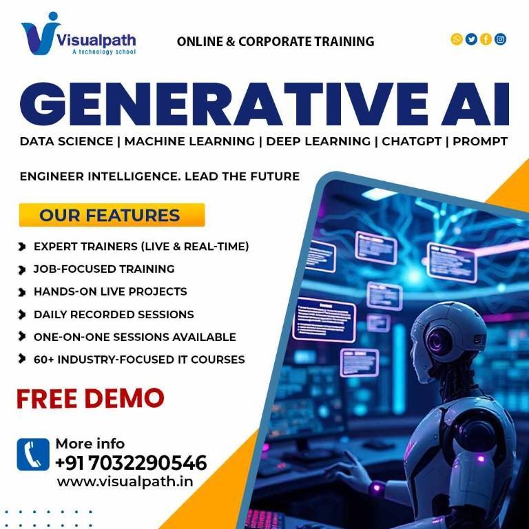 Learn with Experts – Best Generative AI Training in India in Alwal - Image 1