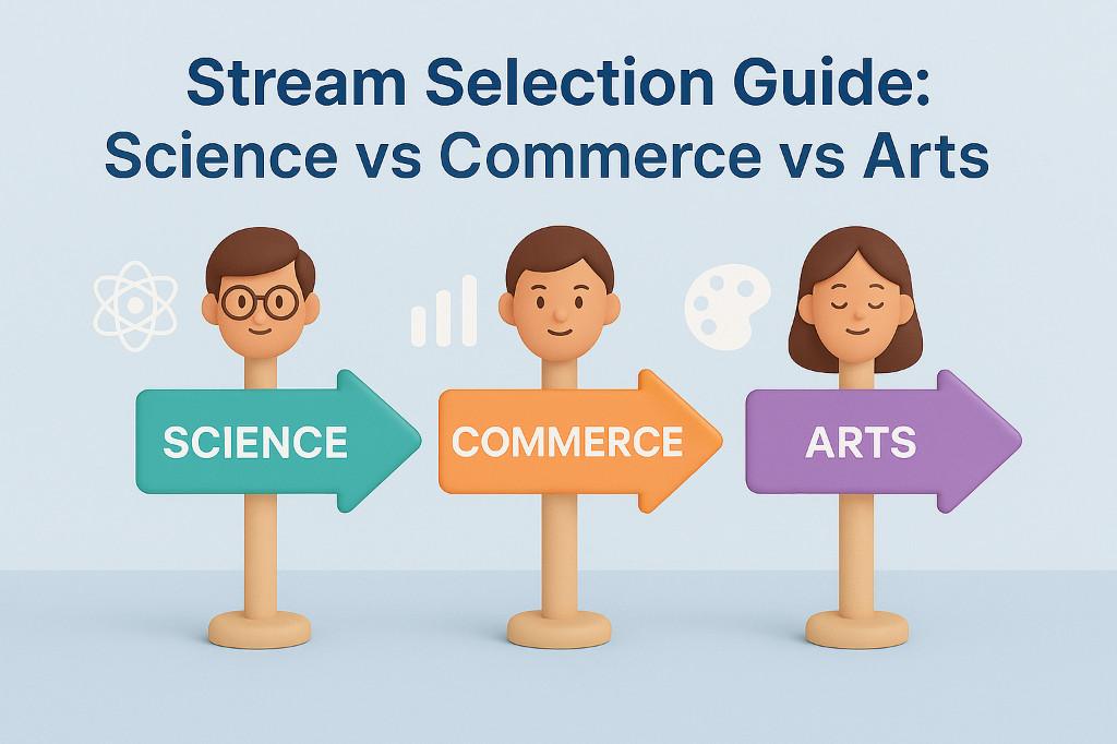 Stream Selection Guide Science vs Commerce vs Arts in India - Image 1