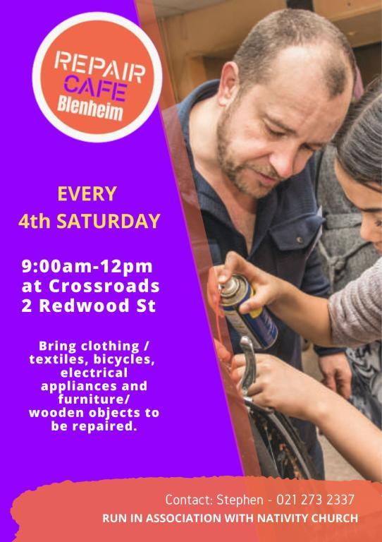 Repair Cafe in Blenheim - Image 1
