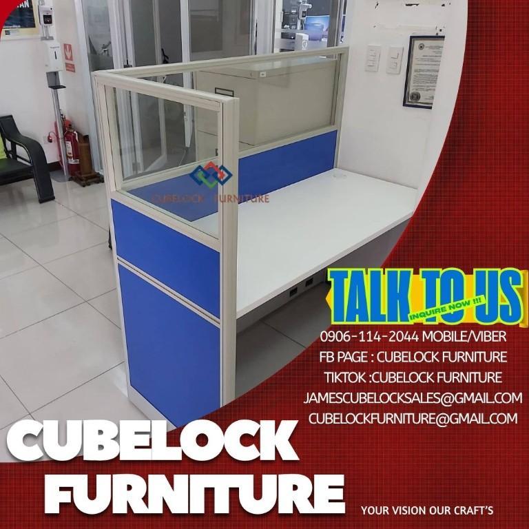 Cubicle Partition Fabric With Glass in Pasay - Image 2