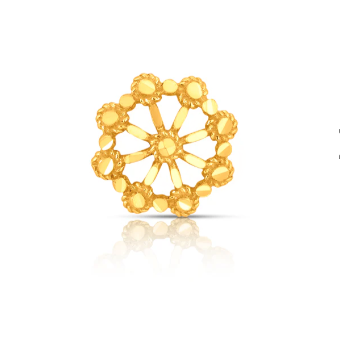 Small Gold Nose Pin – Lightweight & Perfect for Everyday Use in India - Image 1