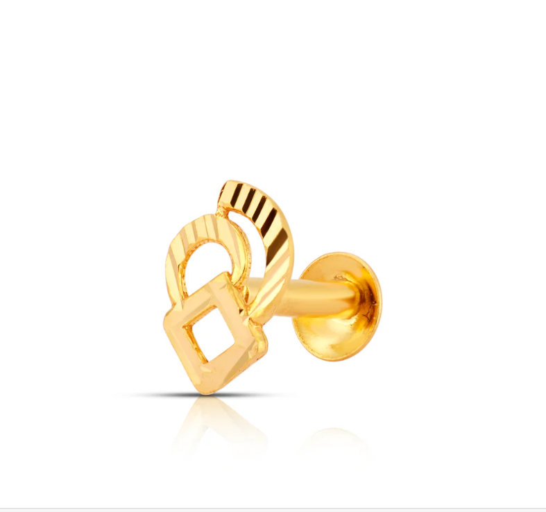 Small Gold Nose Pin – Lightweight & Perfect for Everyday Use in India - Image 2