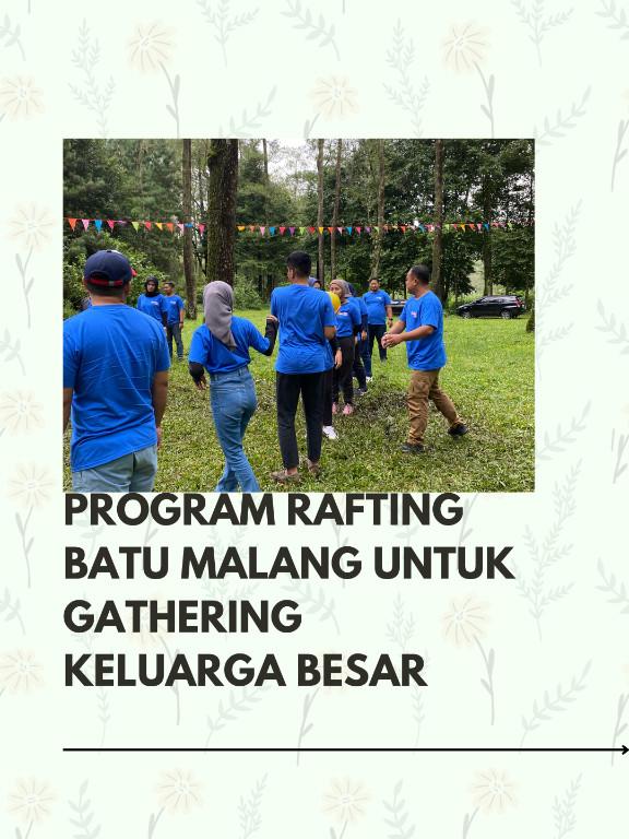 Program Rafting Batu Malang dengan Paket Outbound Team Building in Surabaya - Image 1