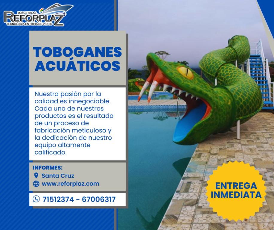 TOBOGANES ACUÁTICOS en Bermejo - Imagen 1