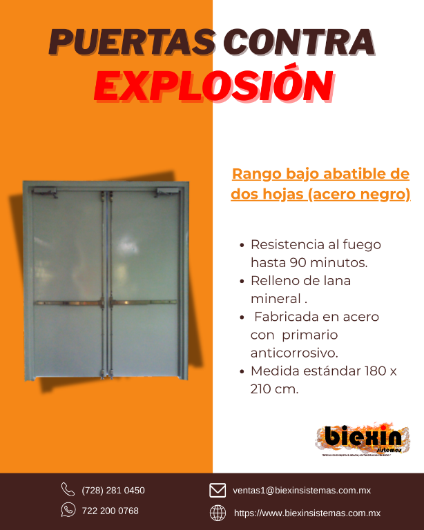 Puertas contra Explosión. en Metepec - Imagen 3