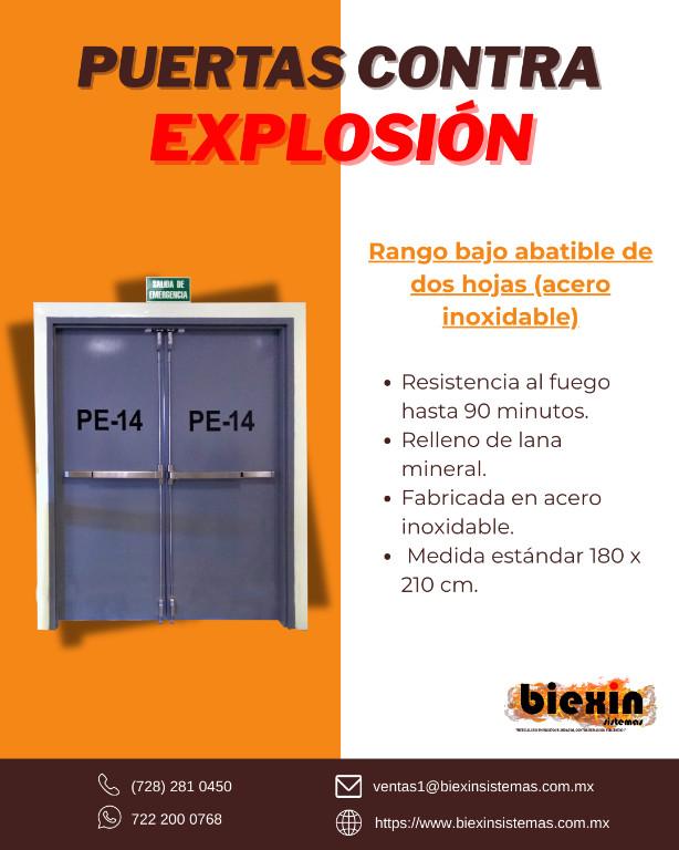 Puertas contra Explosión. en Metepec - Imagen 4